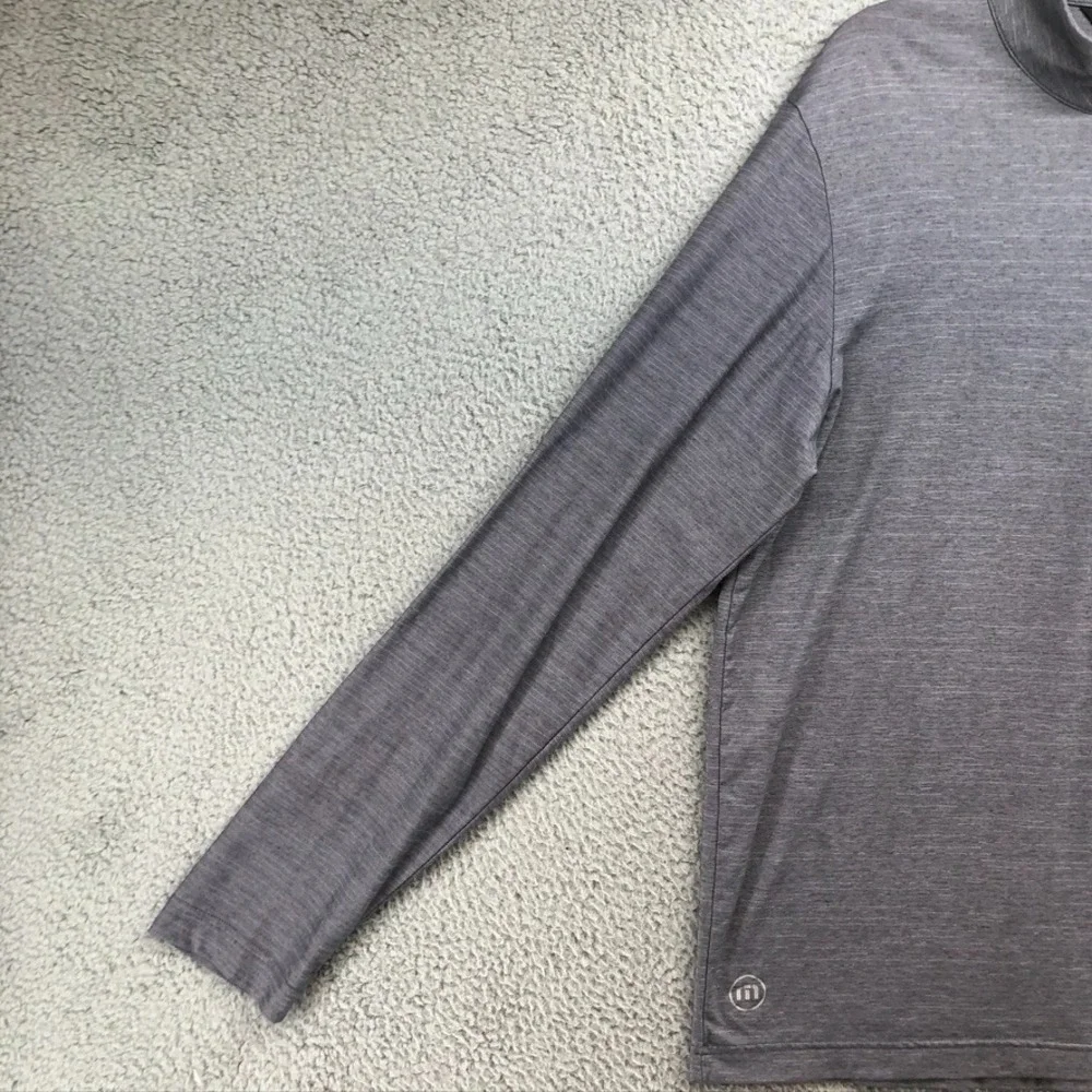 Travis‎ Mathew 1/4 Zip Pullover Mens Large Gray Activewear Golf Preppy Office